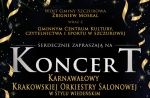 Zaproszenie na Koncert Karnawałowy Krakowskiej Orkiestry Salonowej 